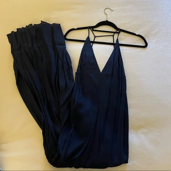 NWT Reformation Citrine dress in sapphire blue, xs - Picture 7 of 8